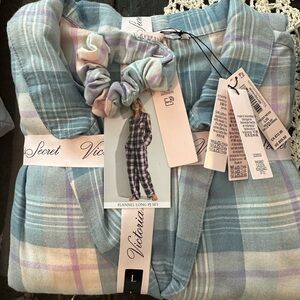 Beautiful plaid Victoria Secret flannel PJs